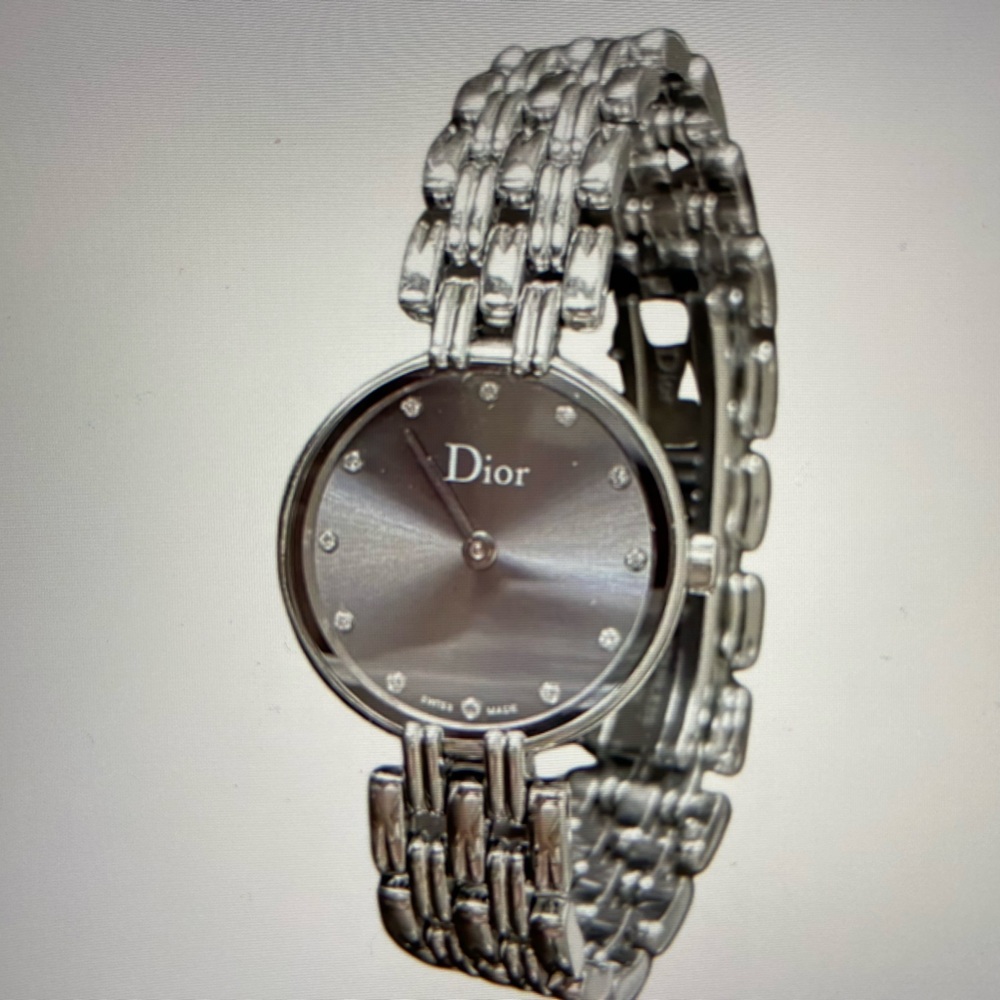 DIOR Watch With Diamonds